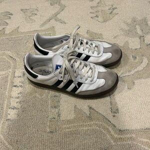 Adidas Samba OG White and Black Sneakers